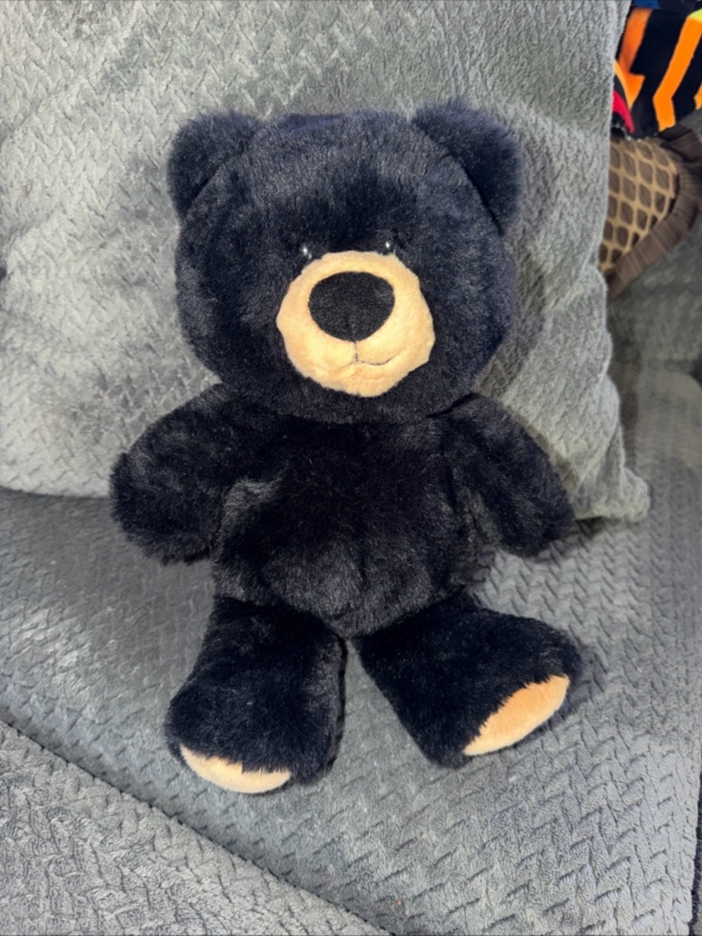 Aurora Plush Black Bear LEWIS “with Tan Accents -